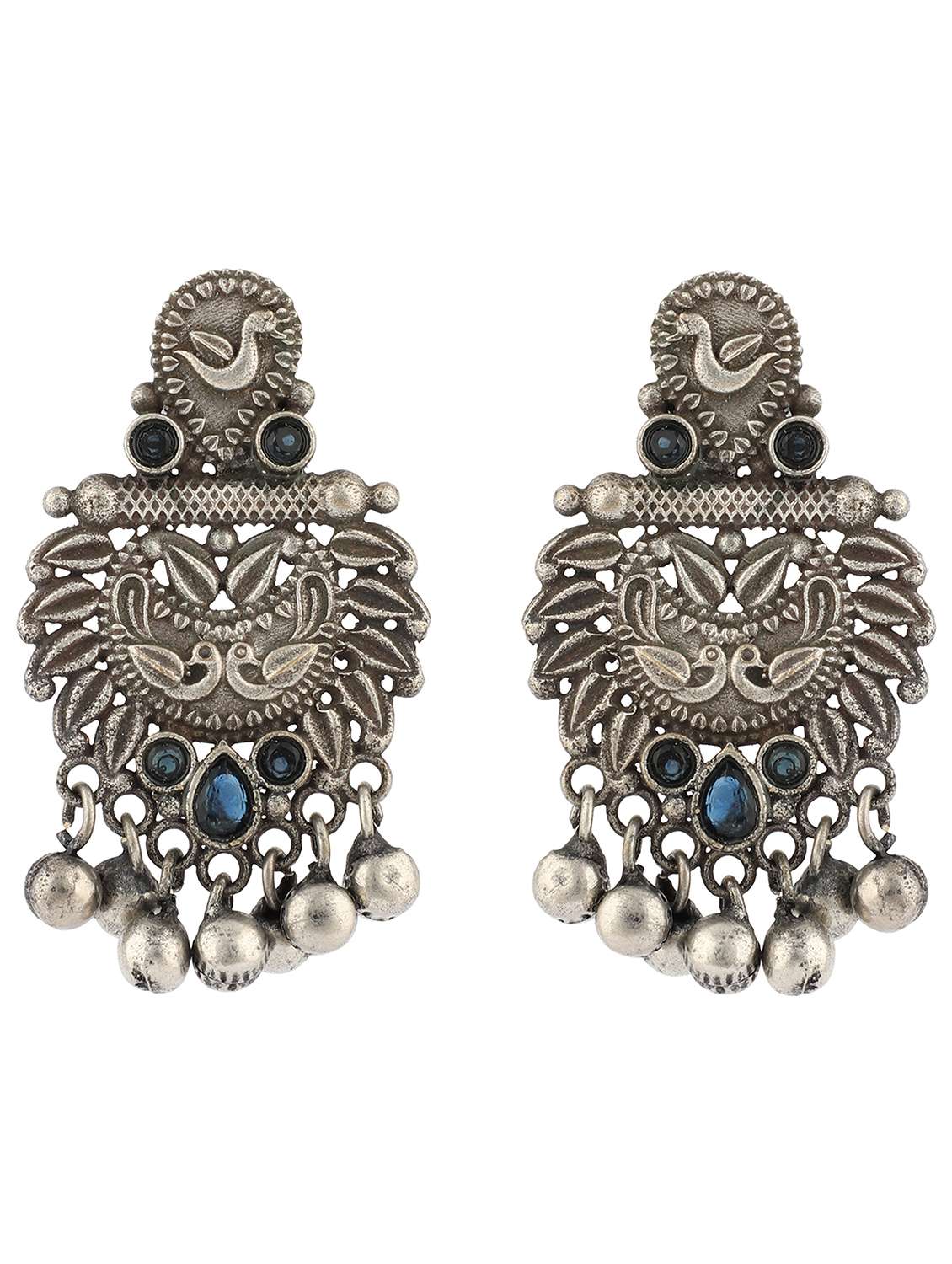 Silver Brass Studs Earring