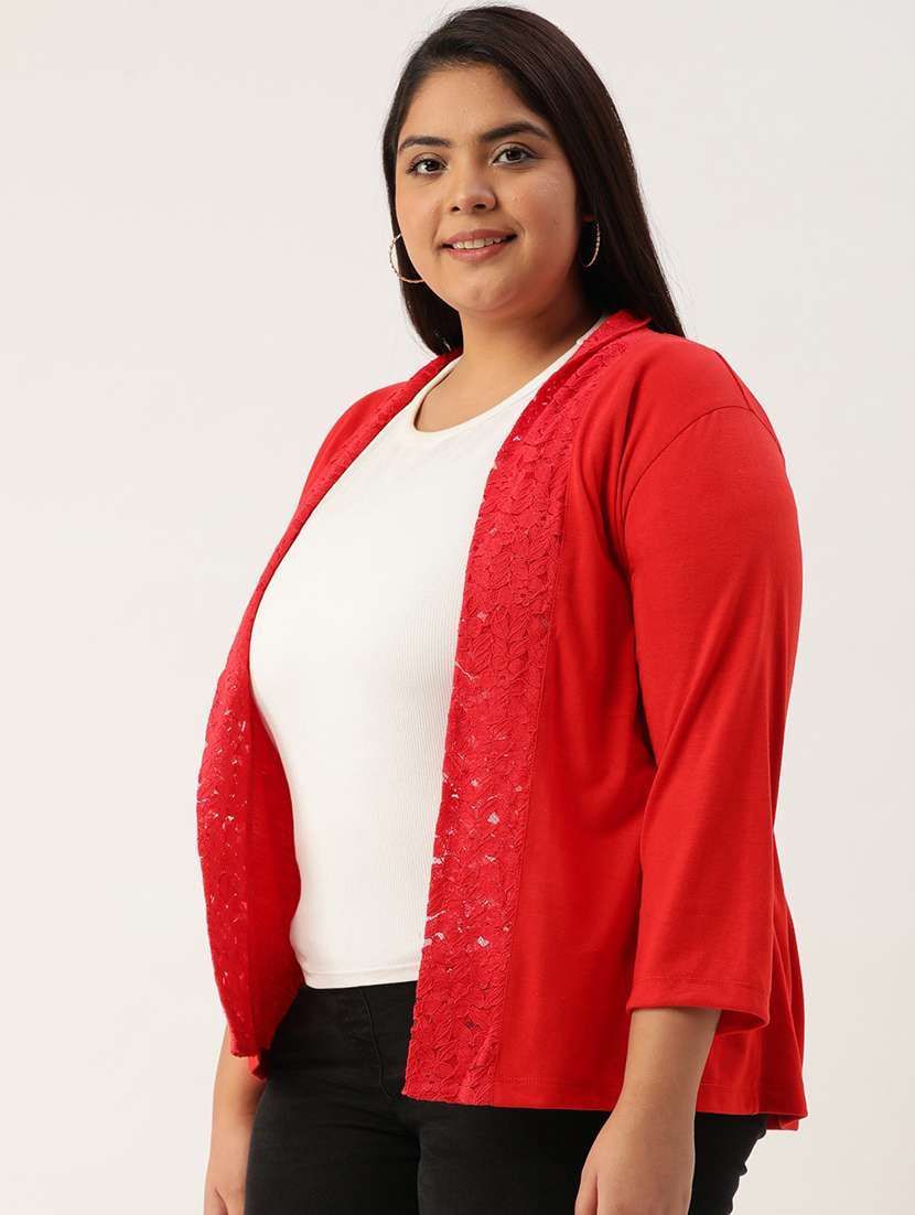 Buy online Black Cotton Shrug from capes & shrugs for Women by A&k for