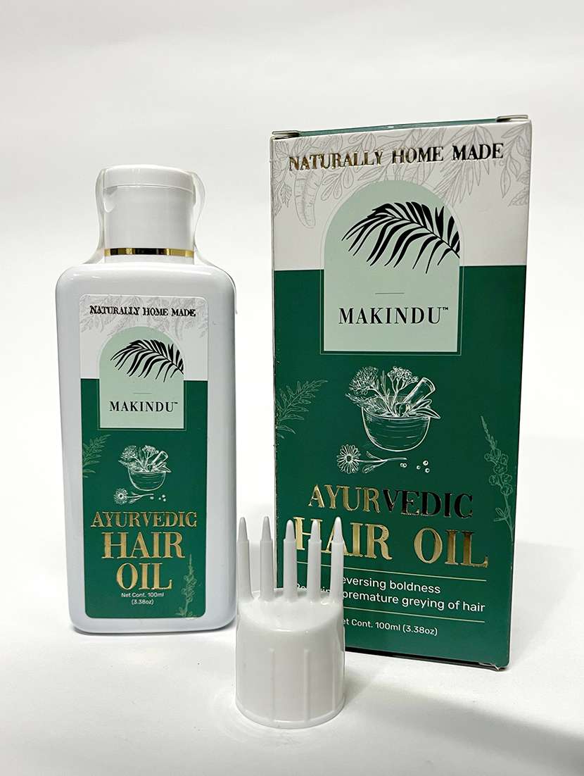 Buy online Makindu Ayurvedic Hair Oilhair Growth Oilnatural