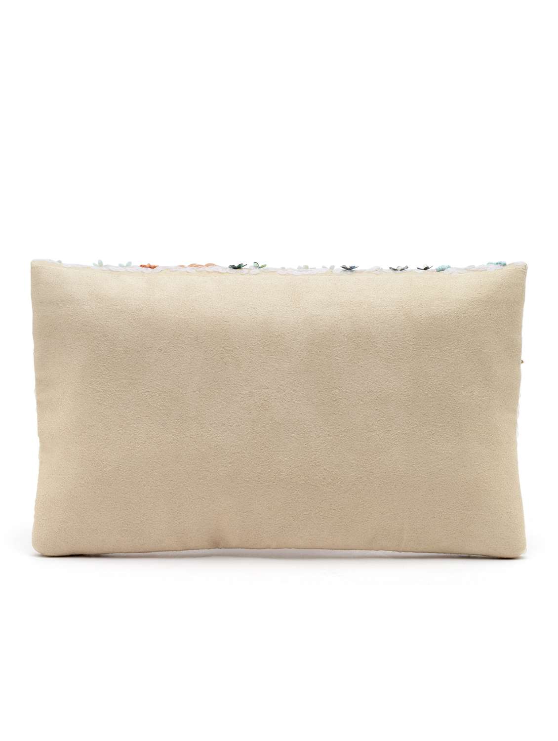 Cream Suede Sling Bag