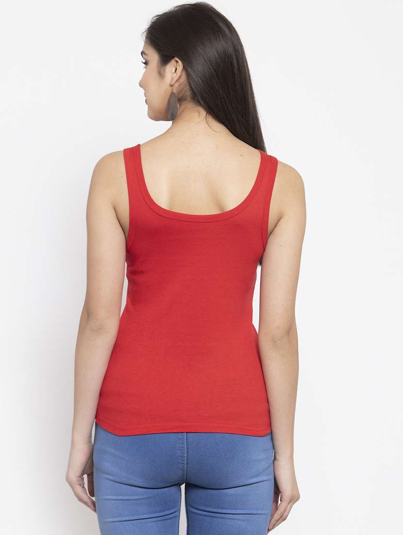 Buy online Multicolor (pack Of 3) Camisole Tank Top Vest from lingerie