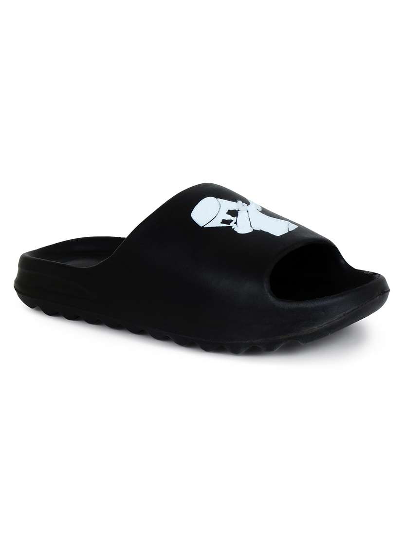 Black Eva Slip On Flip Flops
