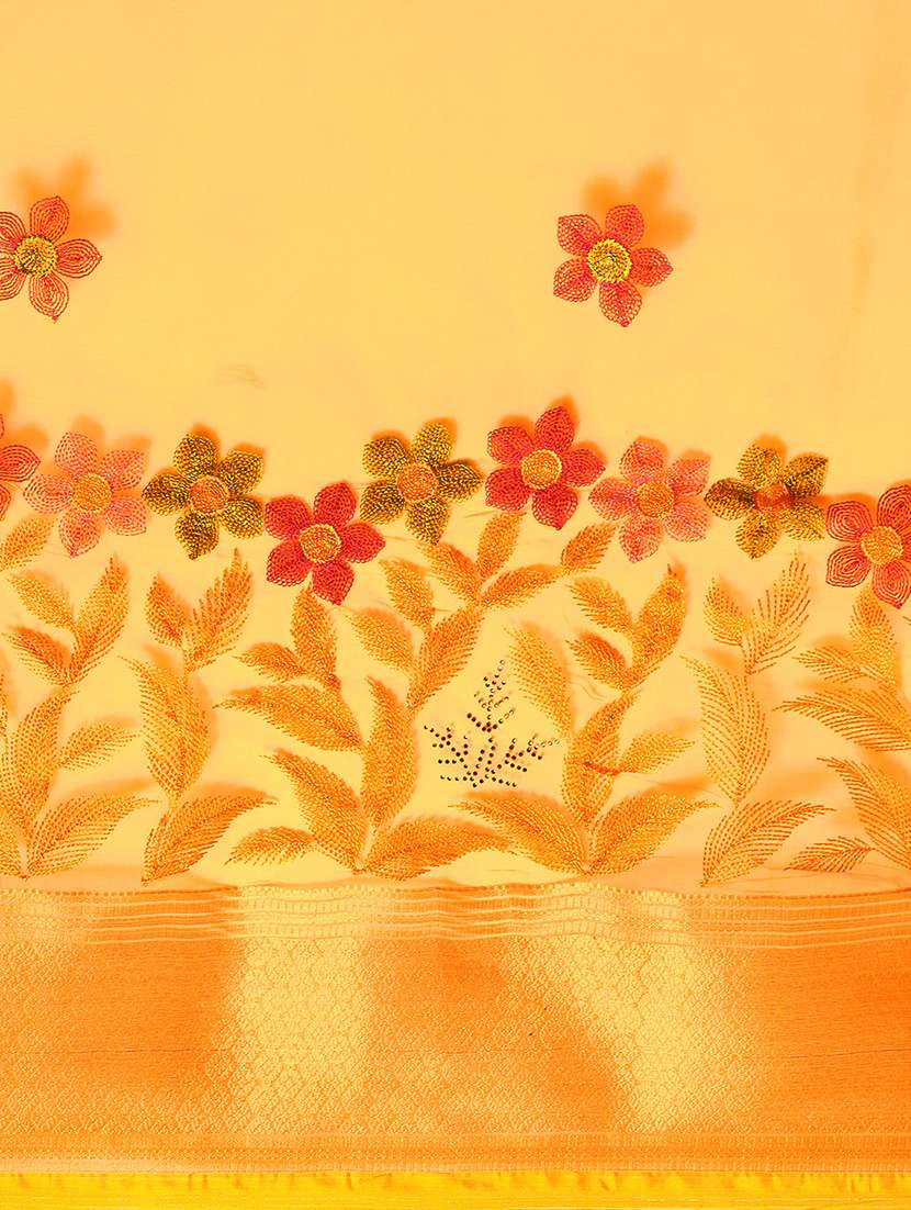 Women's Embroidered Saree