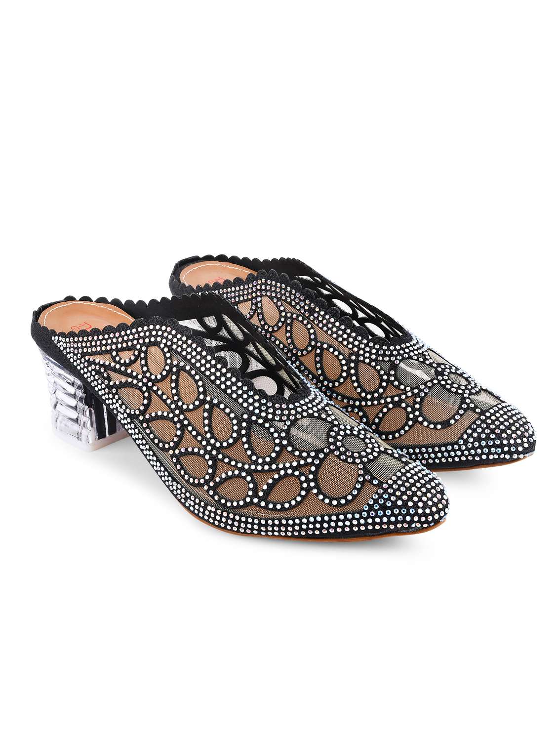 Black Pu Mules
