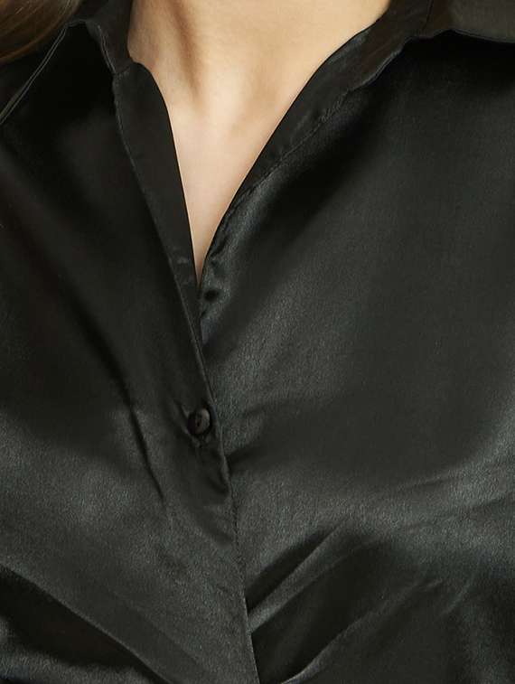 Women's Asymmetric Solid Dress