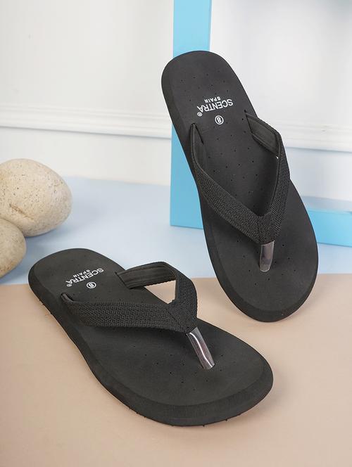 men black rubber flip flop - 20245822 -  Standard Image - 0