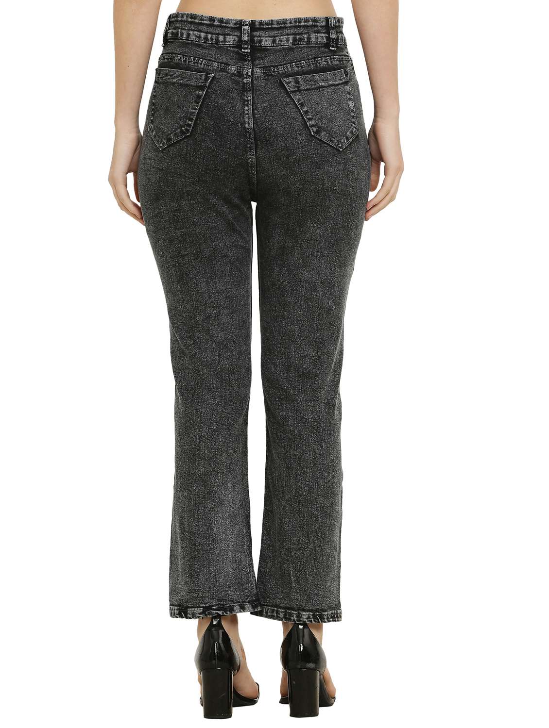Buy online Women's Plain Bootcut Jeans from Jeans & jeggings for Women