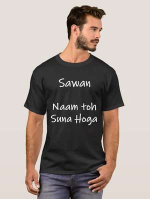 Buy online Mens Black Typographic T-shirt from top wear for Men by