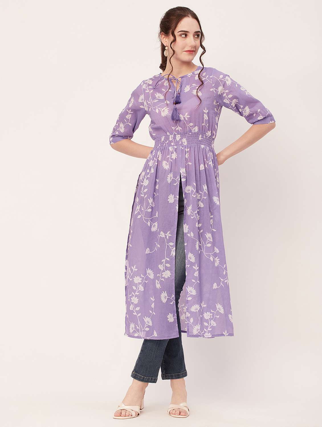 Women Printed Straight Top