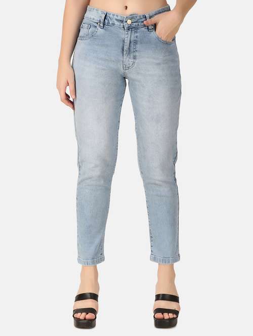 women's plain slim fit jeans
