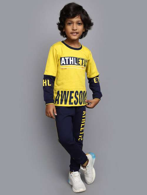 Boys Printed Twin Sets 