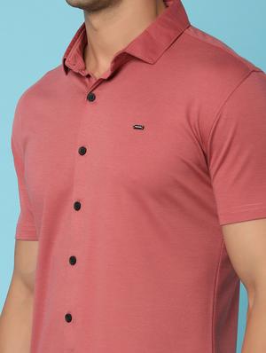men short sleeved solid casual shirt - 20728172 - Standard Image - 7