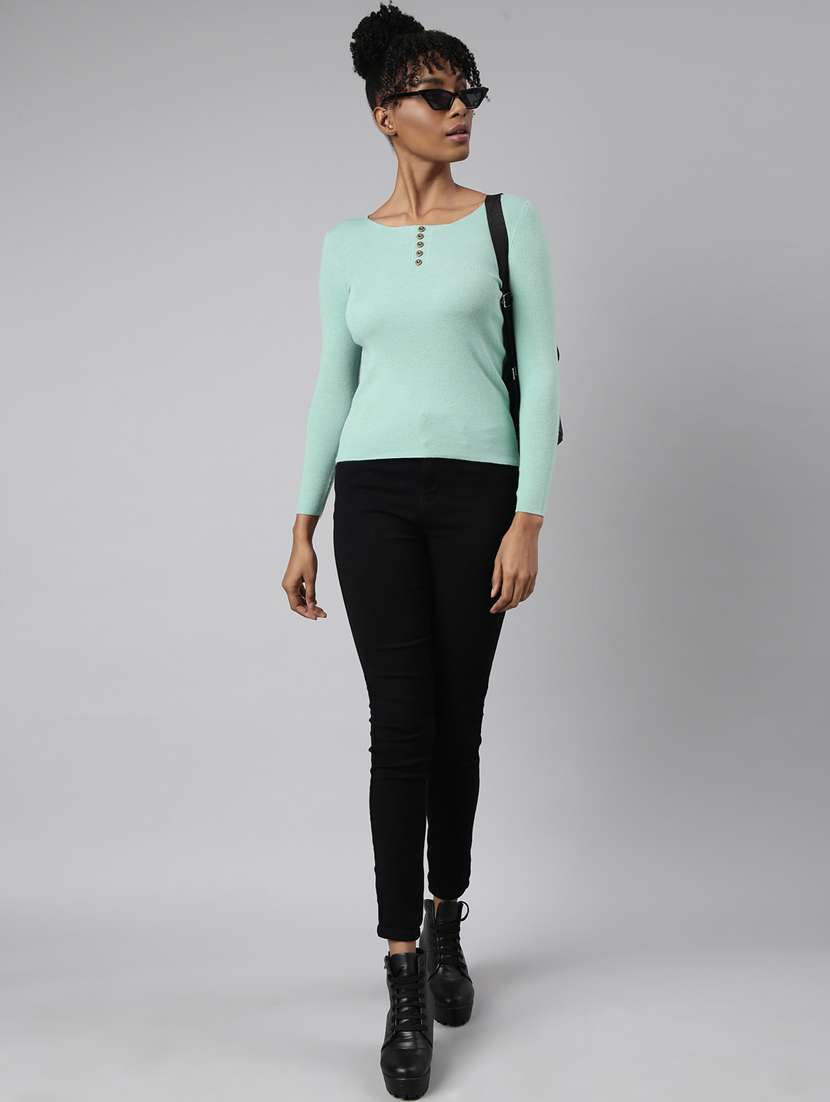 Women's Solid Color Regular Top