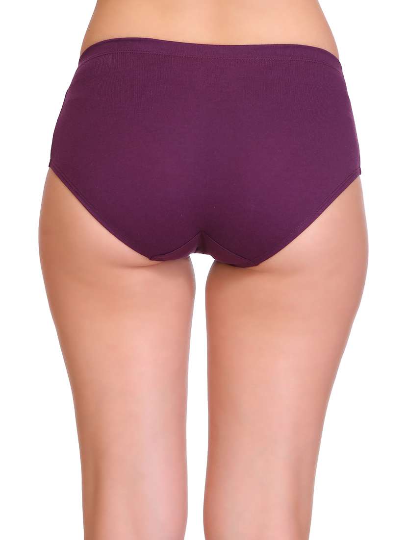 Pack Of 3 Solid Hipster Panties