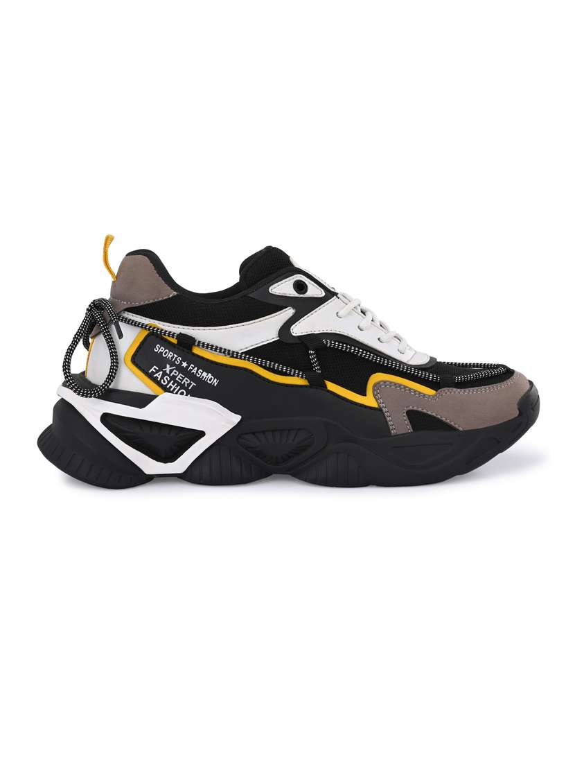 RISING WOLF Men Black Lace Up Shoes - Image 4