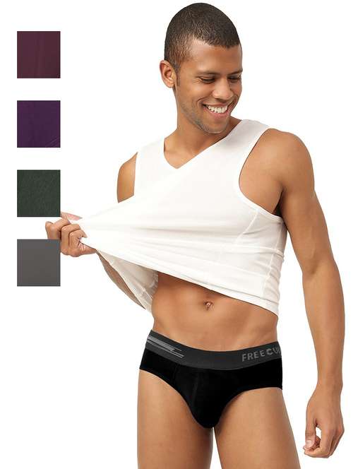 Men Pack Of 5 Hipster Brief