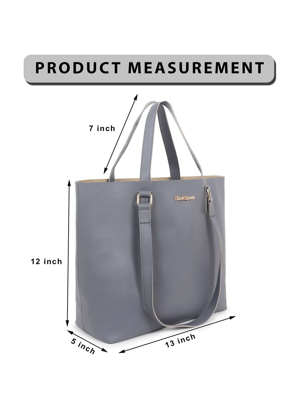 Women Solid Leatherette (Pu) Structured Tote