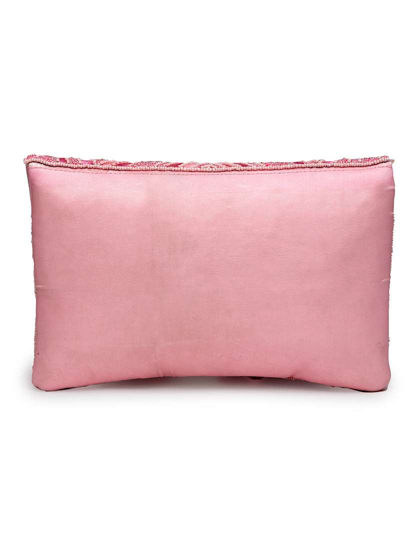 Women Pink Embellished Sling Bag