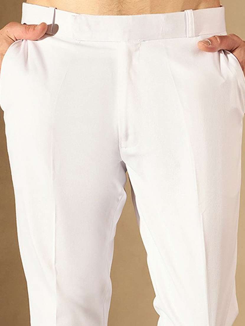 Men Self Designed Long Sleeves Kurta Trouser Set
