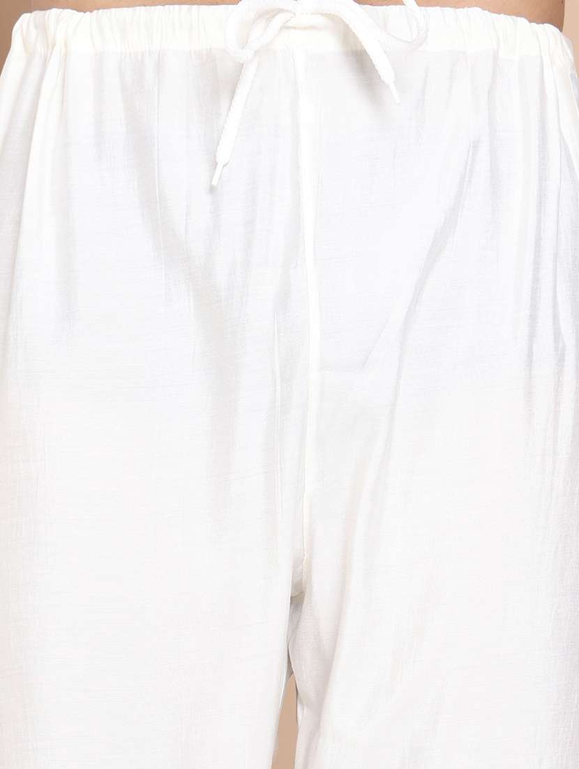 Men Mandarin Neck Kurta Pyjama Ethnic Wear Set