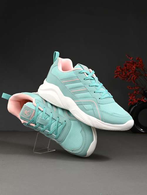 ai aqua synthetic & mesh laceup sports shoes