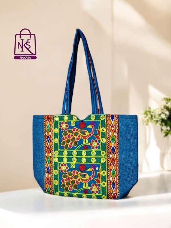 Women Embroidered Tote Bag