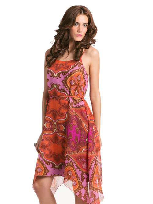 Buy online Fuchsia Paisley Tropical 