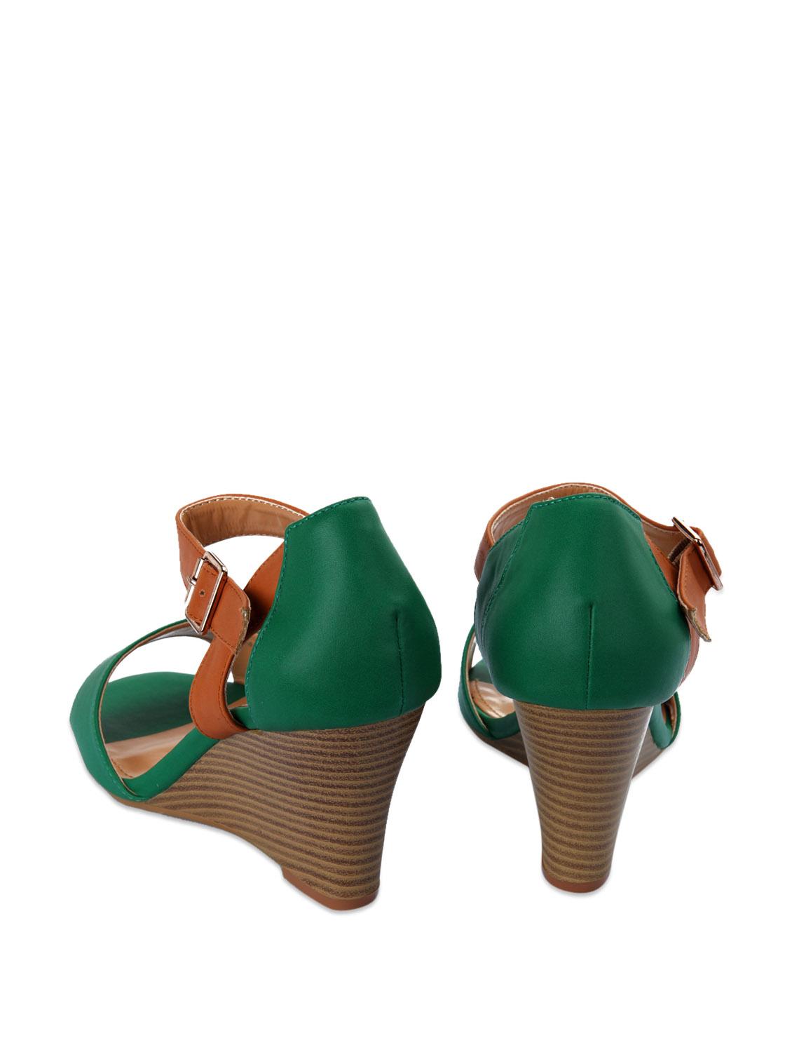 emerald green wedges