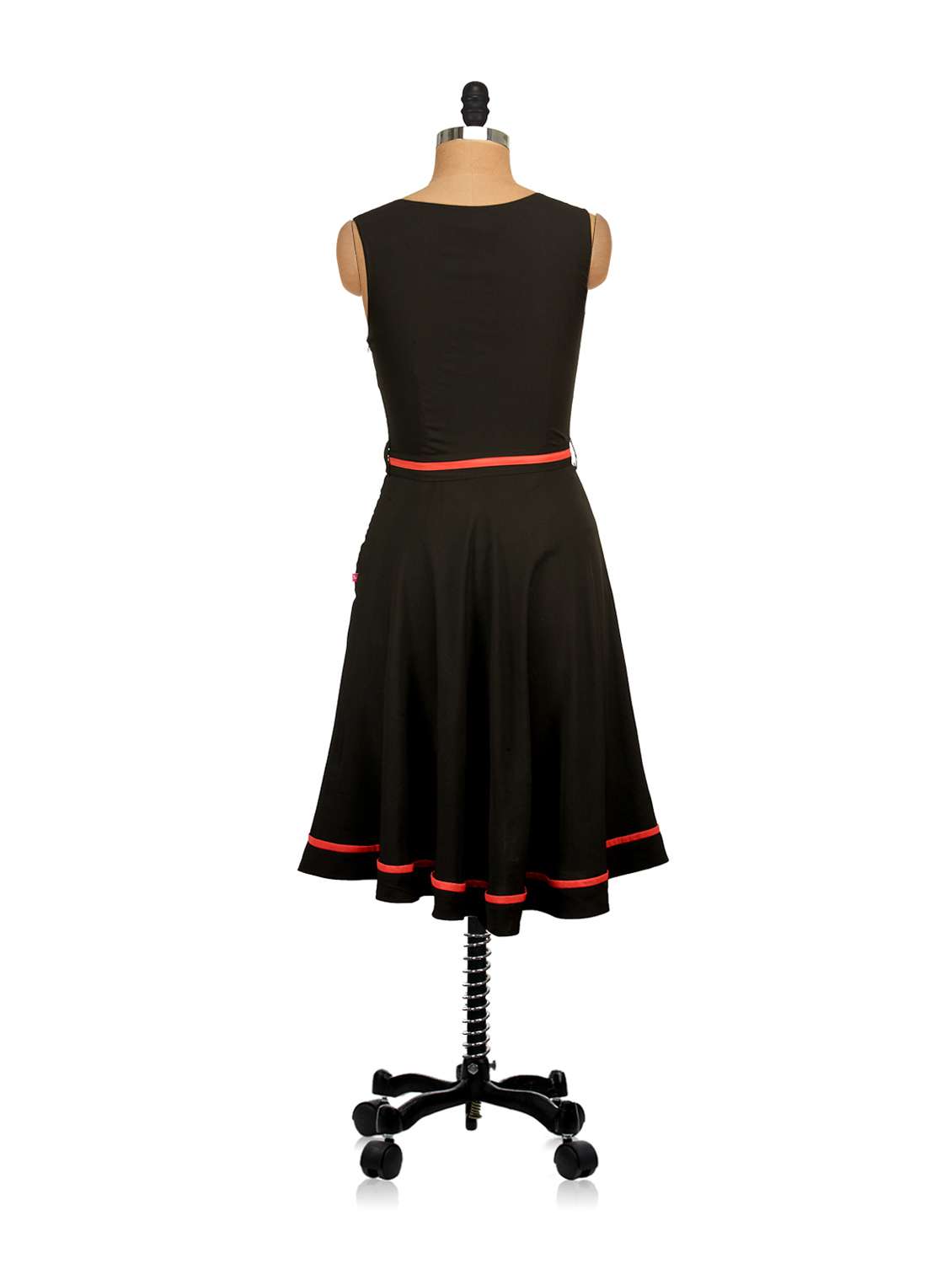 ScullyÂ® Charcoal Long Sleeve Soutache Ruffled Western Dress CLEARANCE