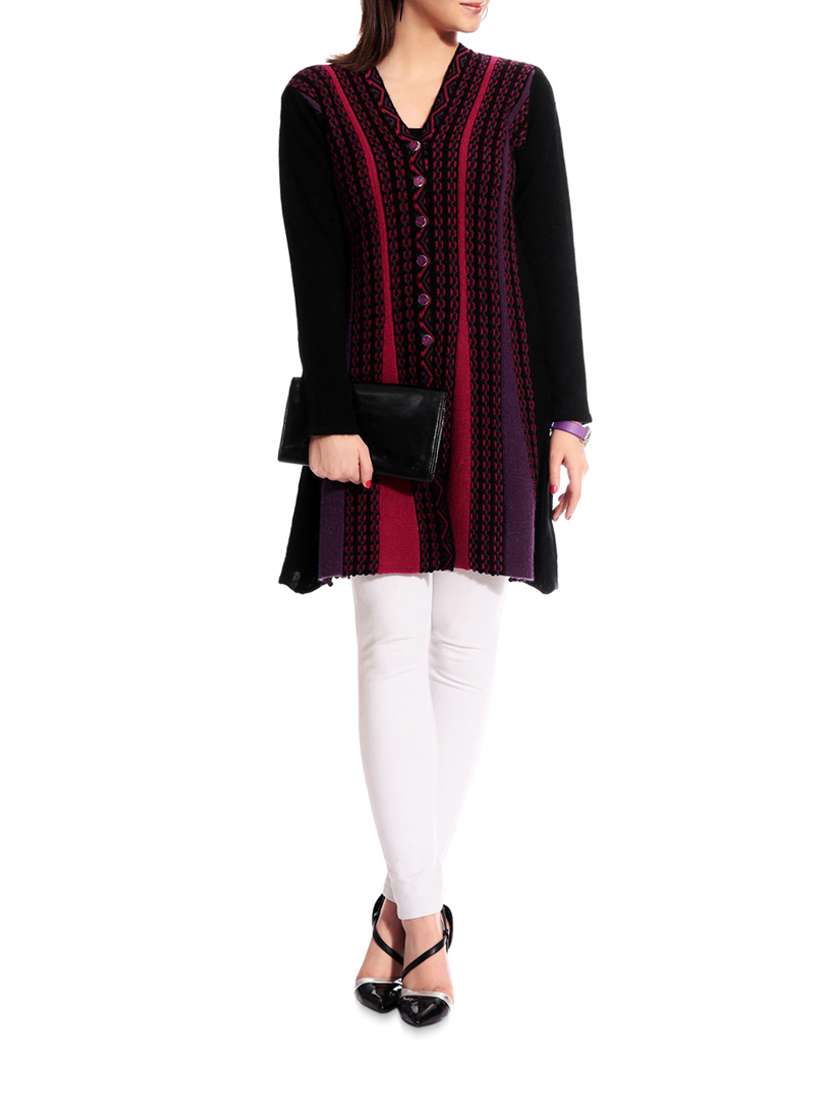 long sweater kurti