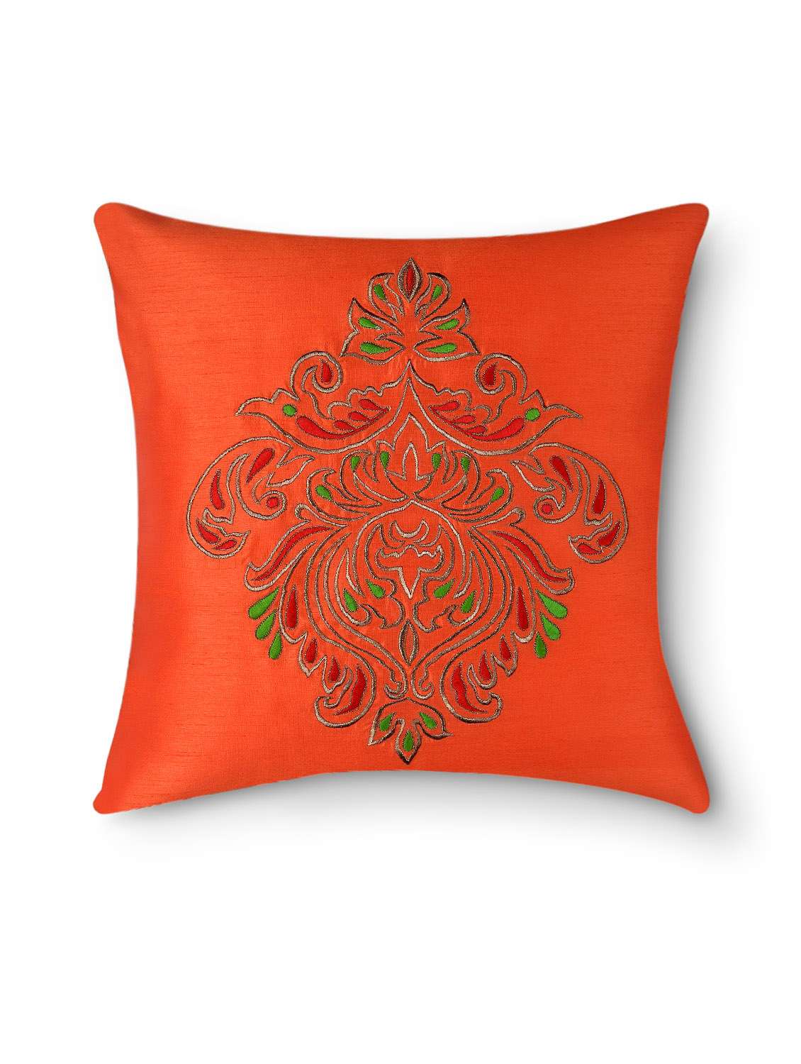 Buy online Red Embroidered Cushion Cover from Cushions & Throws for