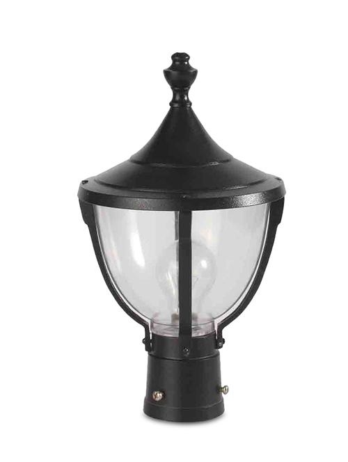 Black Aluminium Outdoor Gate Lamp By Superscape Lighting Black Aluminium Outdoor Gate Lamp 9606065 Standard Image 1