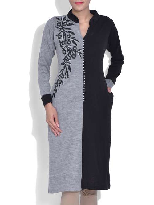 limeroad winter kurtis