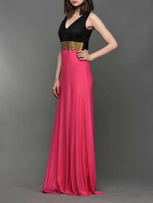 Buy online Pink Sleeveless Maxi Dress from western wear for Women by Klick2style for â¹2992 at 0% 